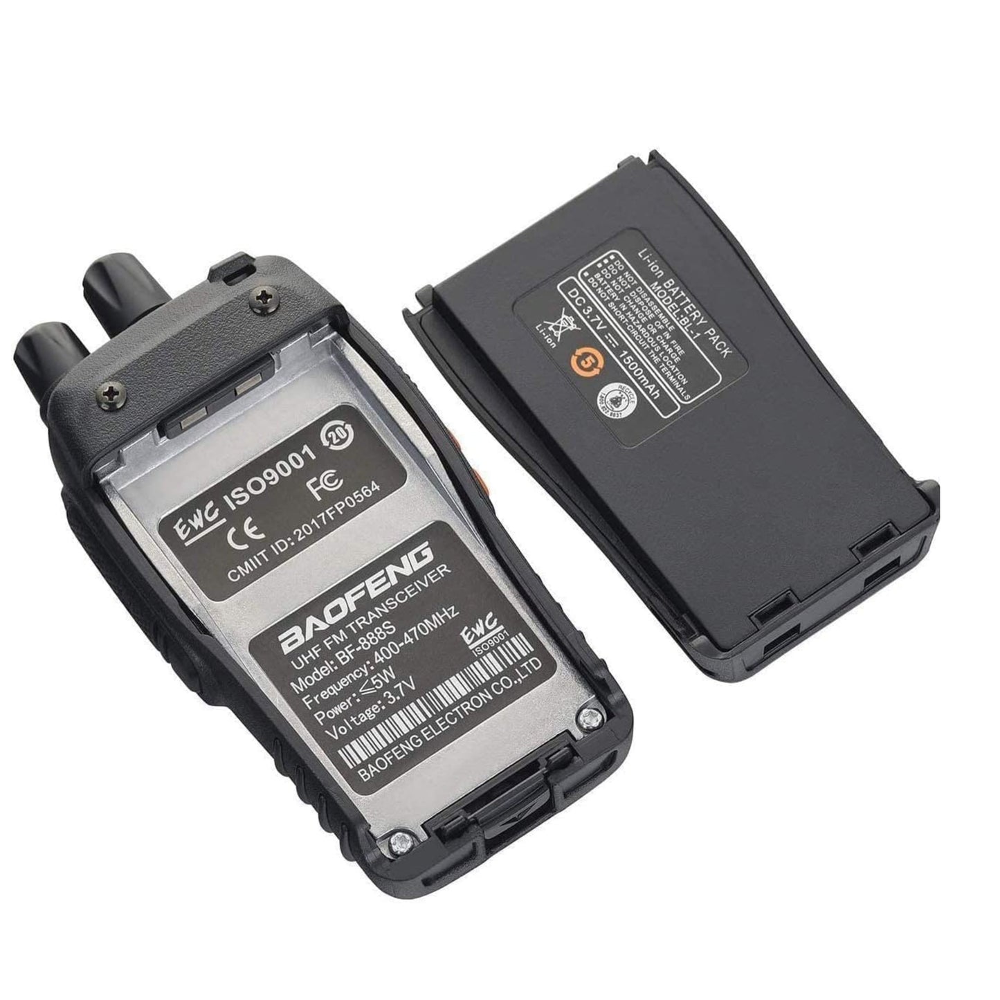 Baofeng Walkie Talkies Rechargeable Two-Way Radios for Adults Long Range Handheld Communicator Professional UHF Interphone 2 Pack Walky Talky Set...