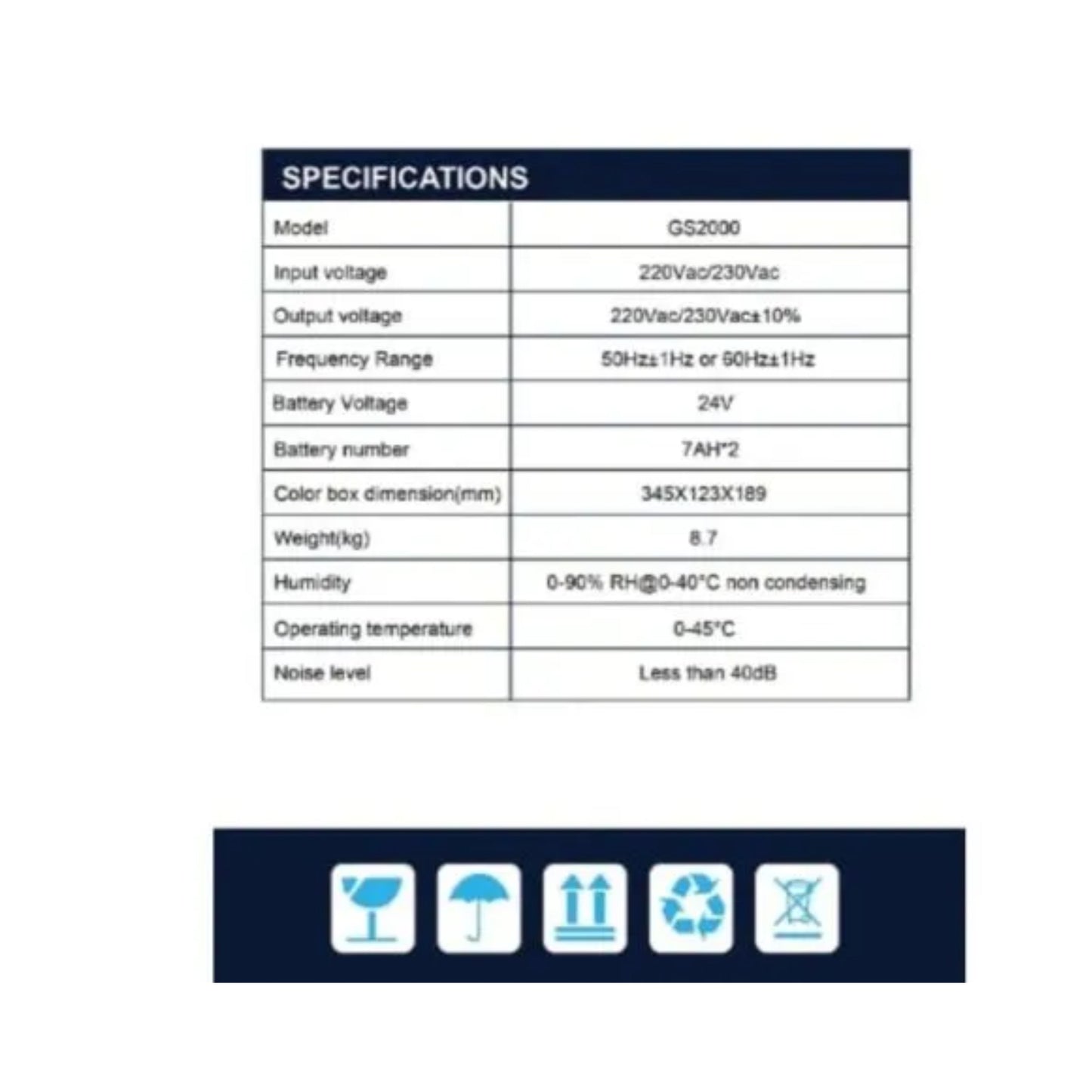 AG UPS 2000 VA 1200W