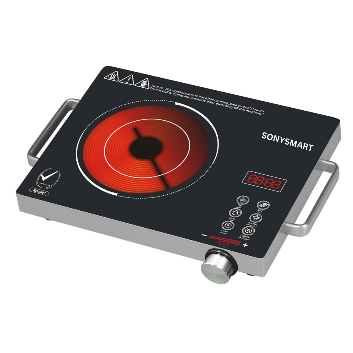 SonySmart  3500W high-power RADIANT-COOKER with Uniform Heating