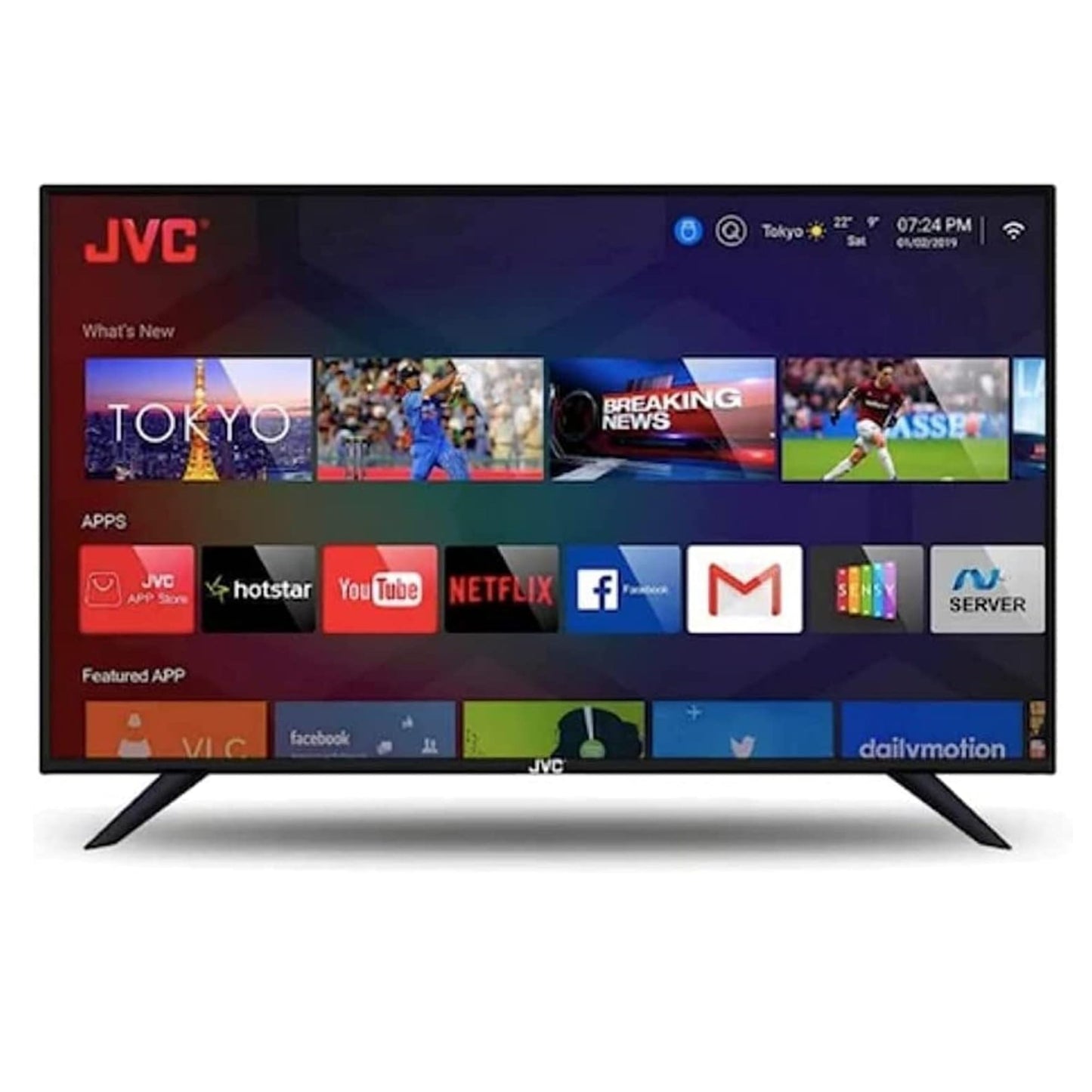 JVC, MINILED 85-Inch SMART GOOGLE TV , Frameless- 120HZ  Dolby Audio,