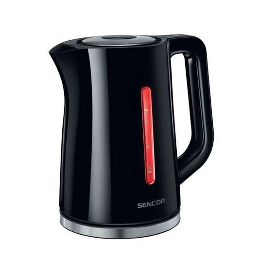 Electric Kettle - 1.7 Liter, Digital Temp. Control, Led, Black