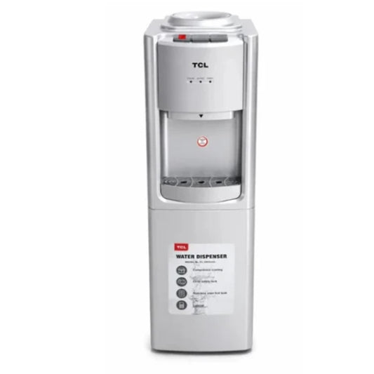 TCL Top Load Water Dispenser 3 Taps with Cabinet Silver