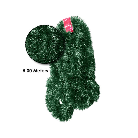 Green Christmas garland 5 meters