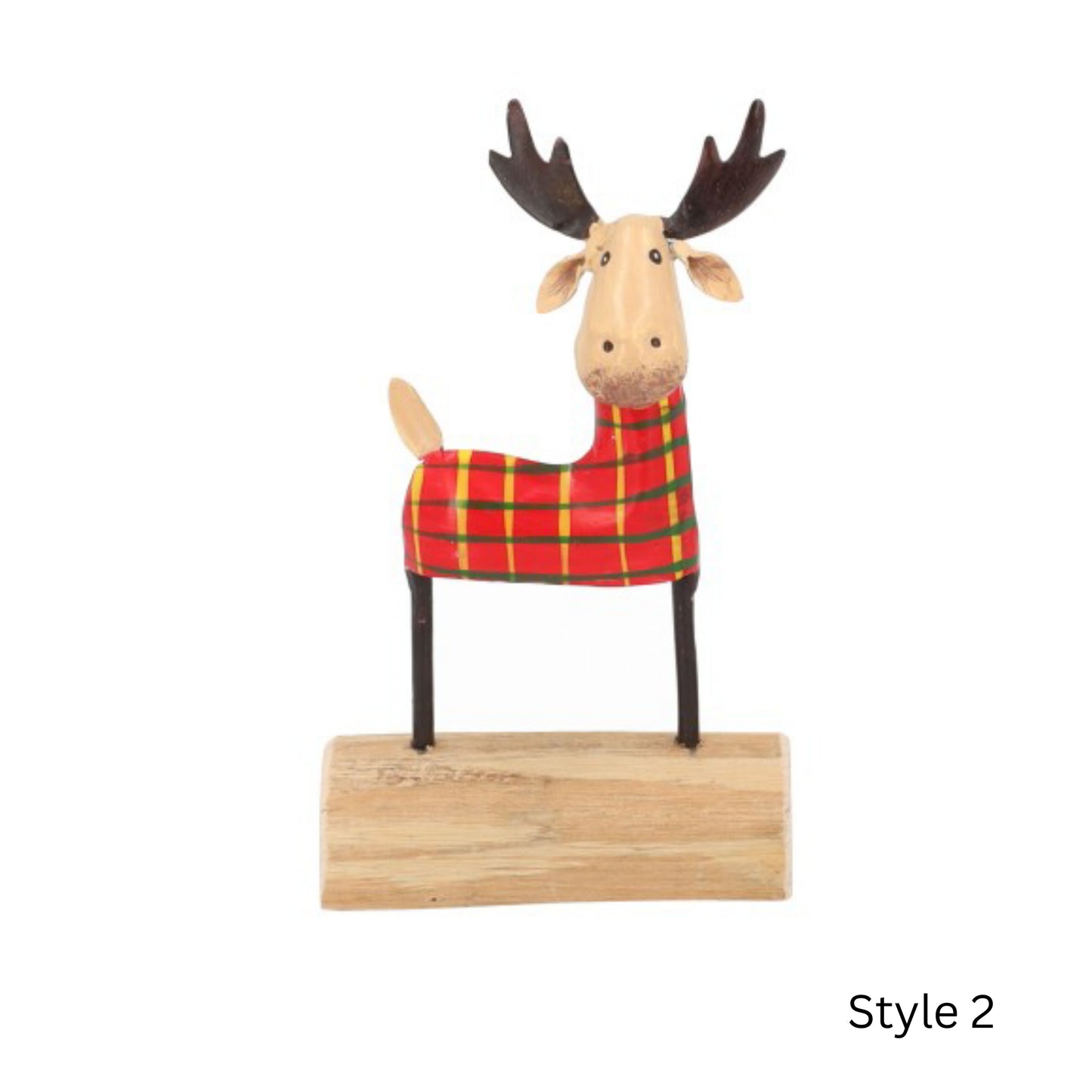 Deco Natal Moose L=9cm W=5cm H=14cm