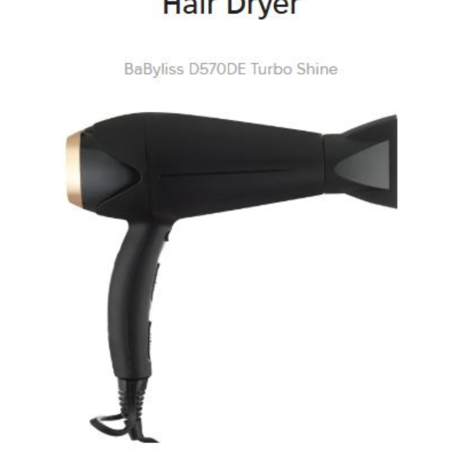 BaByliss Turbo Shine 2200W France