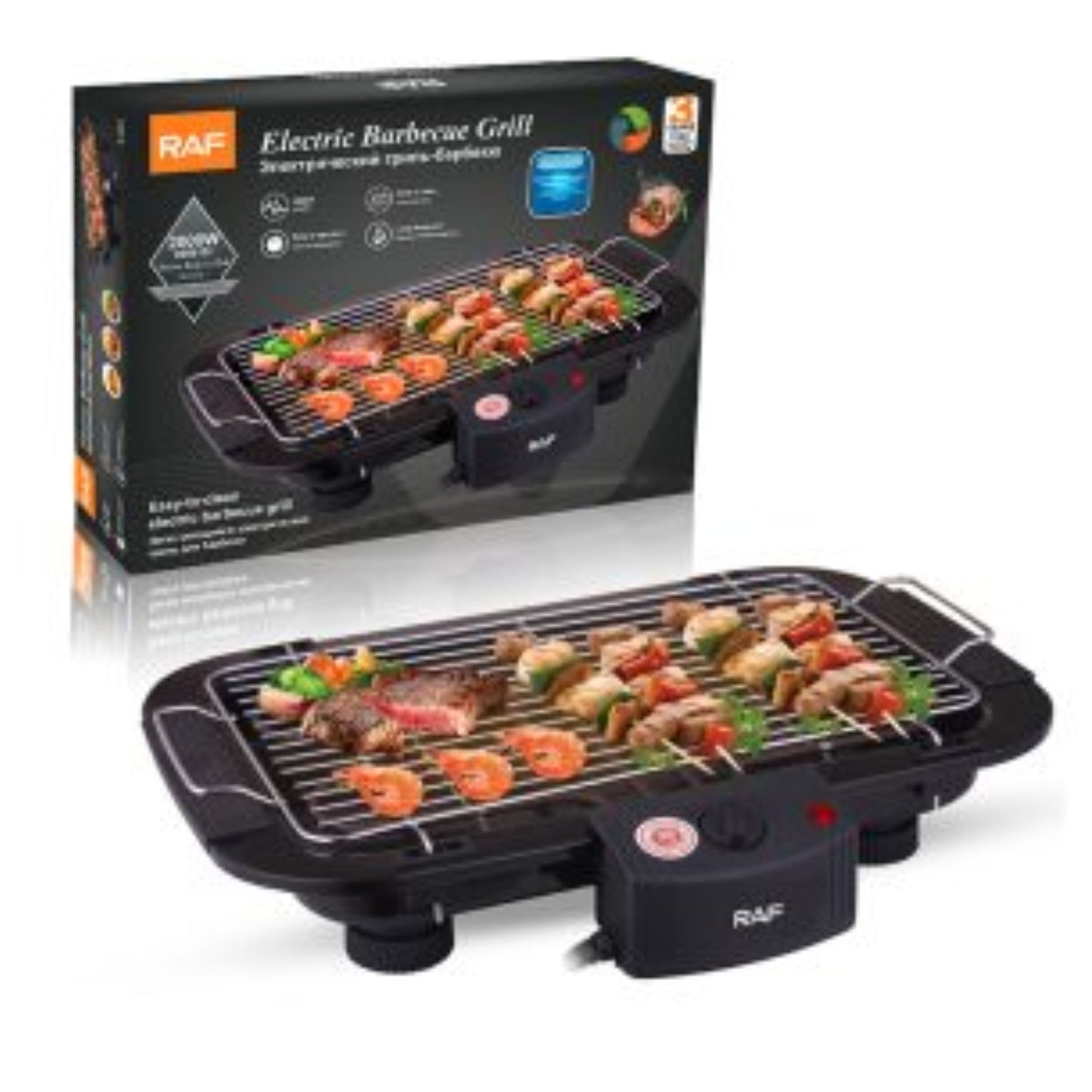 RAF Electric Barbecue Grill 2000W Power Dedicated