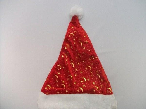 Santa Hat Unisex Comfort Extra Thicken With Moon Design