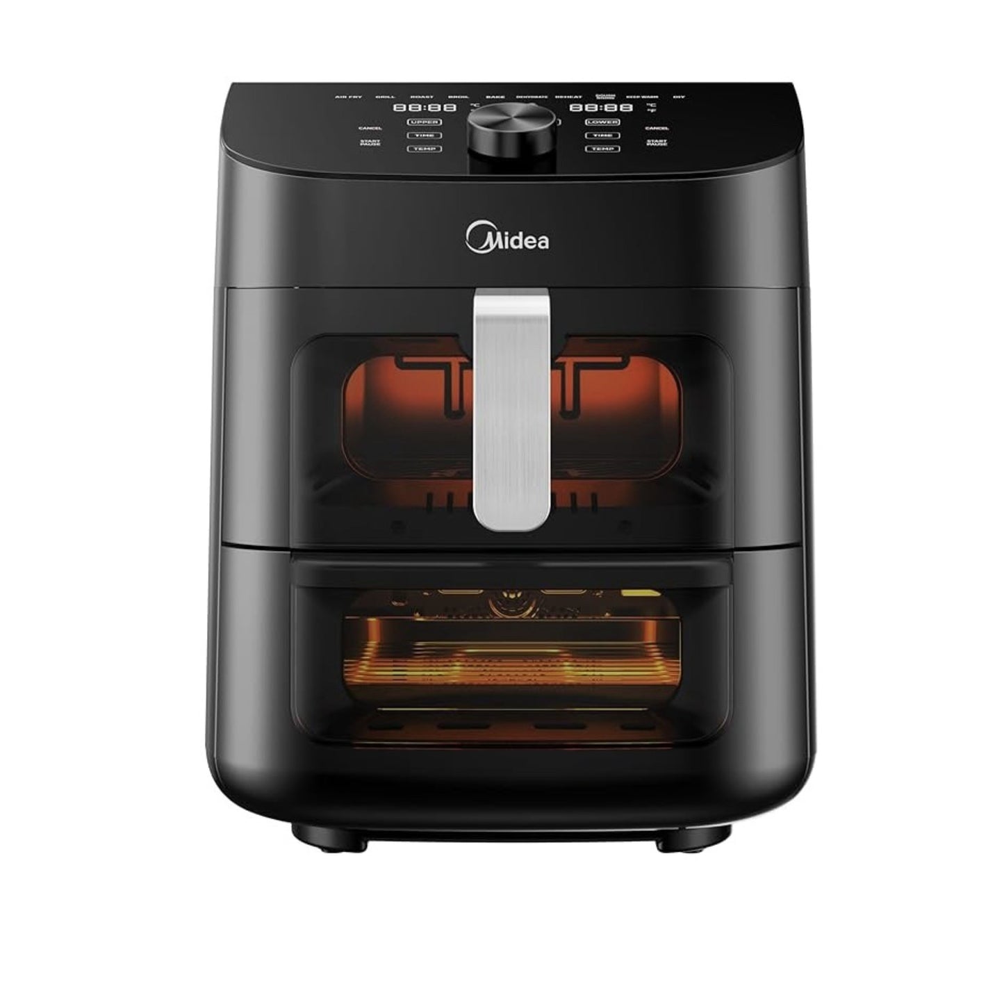 Midea Smart Air Fryer With Digital Touch Control, 11L Capacity With 2 Cooking Zone