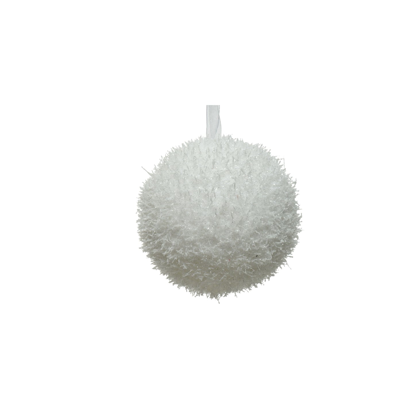 Foam bauble ice color 8cm