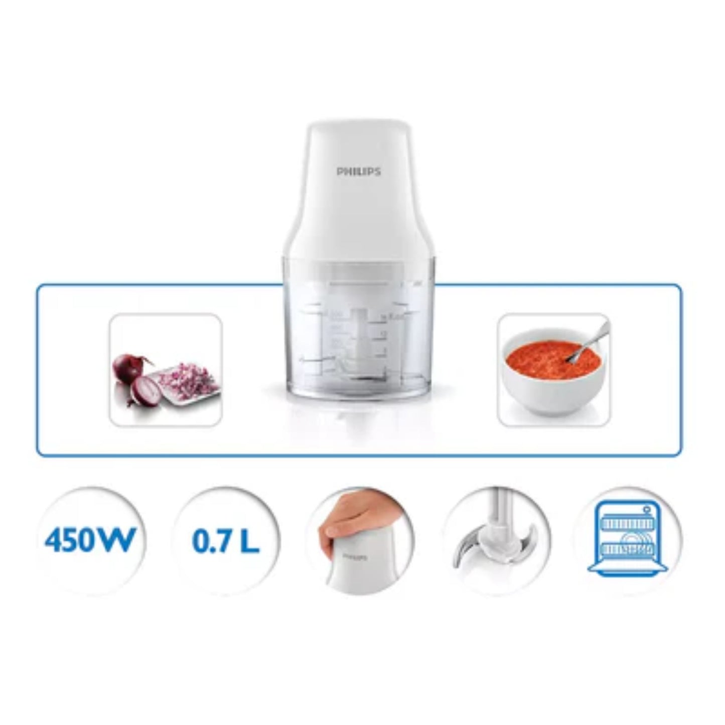 Philips,  Chopper 700ml 450W