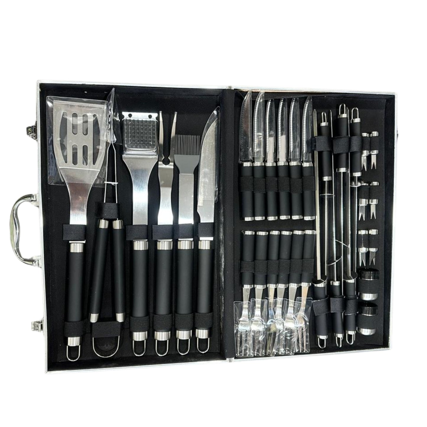 Mobex 33-Piece BBQ Tool Set – Grill Like a Pro