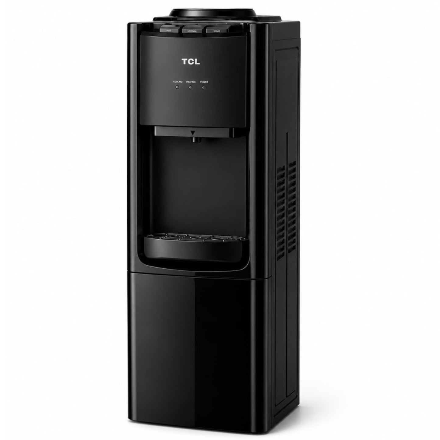 TCL, Water Dispenser Black With Storage Cabinet - black