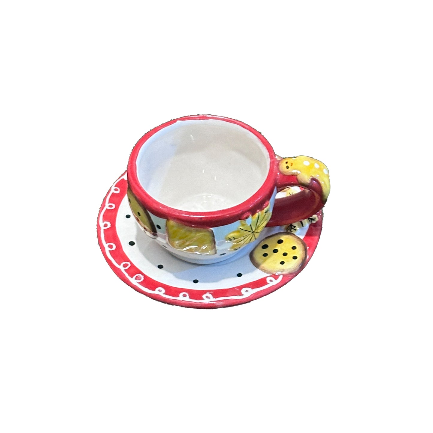 Christmas Porcelain tea Cup 17cm