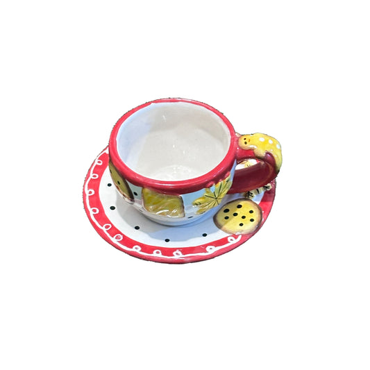Christmas Porcelain tea Cup 17cm