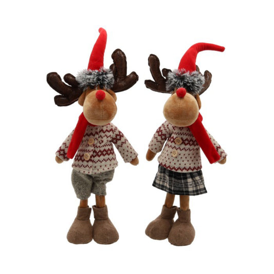 Plush figure Reindeer Standing Domas L=21cm W=12cm H=48cm