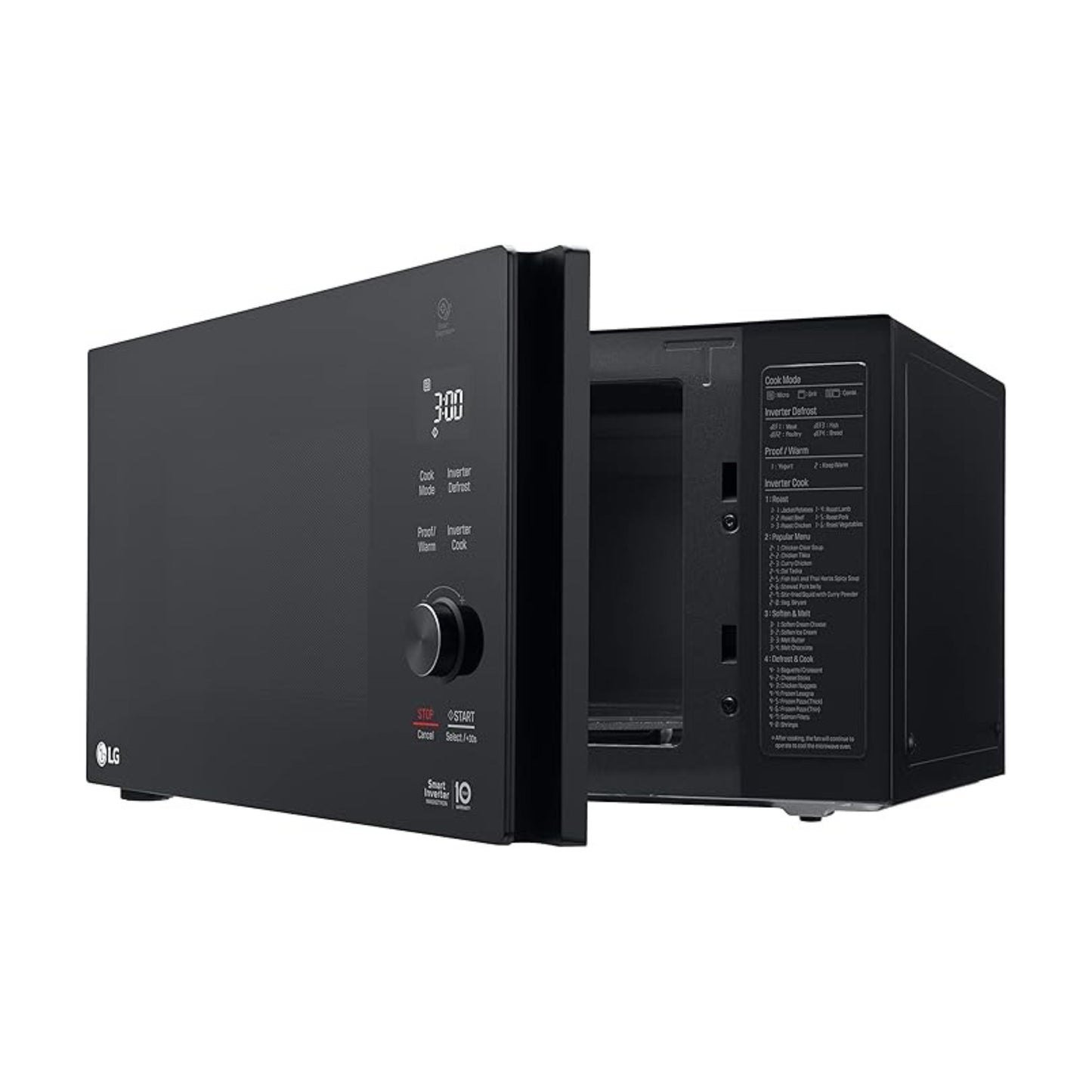 smart Inverter Microwave With Grill - 1200 Watt, 42 Liters, Black