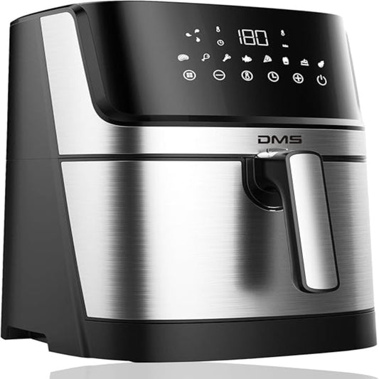 Air Fryer, XXL, 6 Litre, Oven, Hot Air Grill, Grease and Oil Free, with 8 Programs and Digital Touch Screen, 1800 W