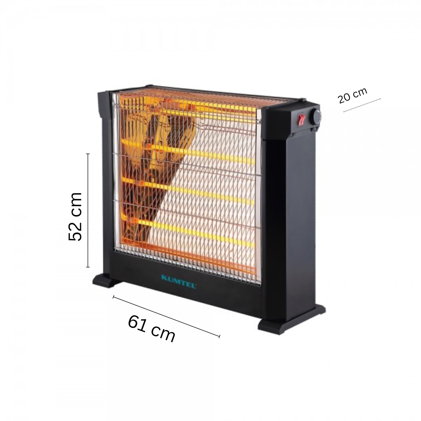 Kumtel HEATER  4 CANDLES 2200W max power