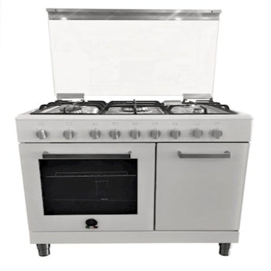 Gas Cooker white 90cm