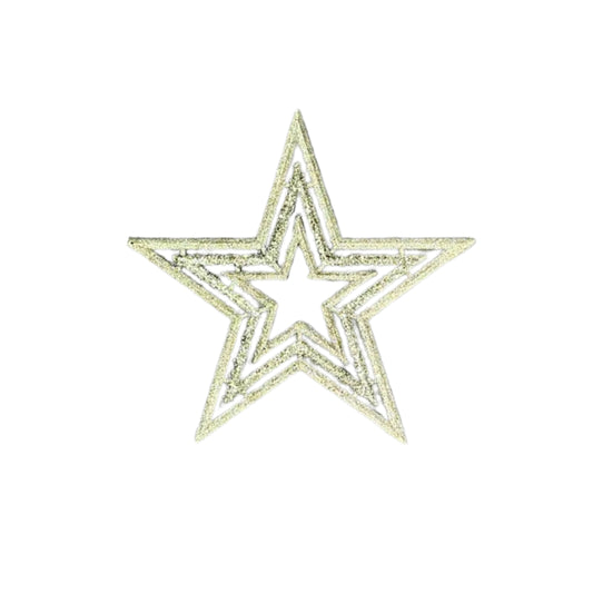 Star christmas ornaments Gold  - 40cm