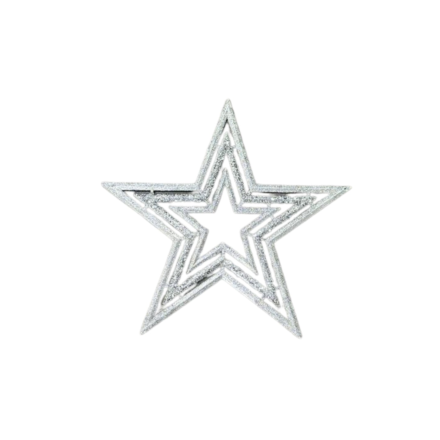 Star christmas ornaments Silver - 40cm