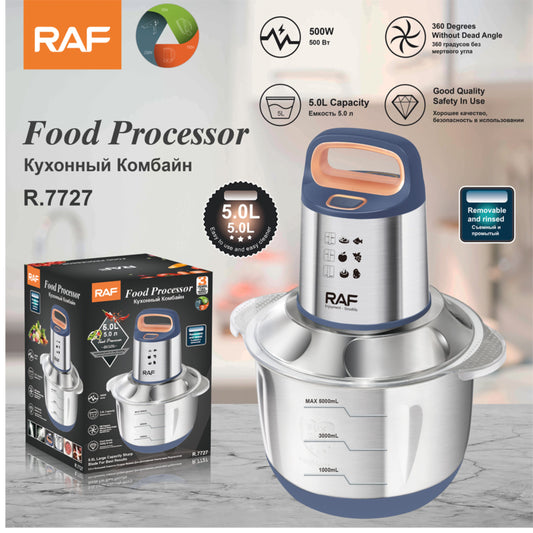 Stainless Steel Food Processor 5L Electric Meat Grinder Chopper 5L Food processor
