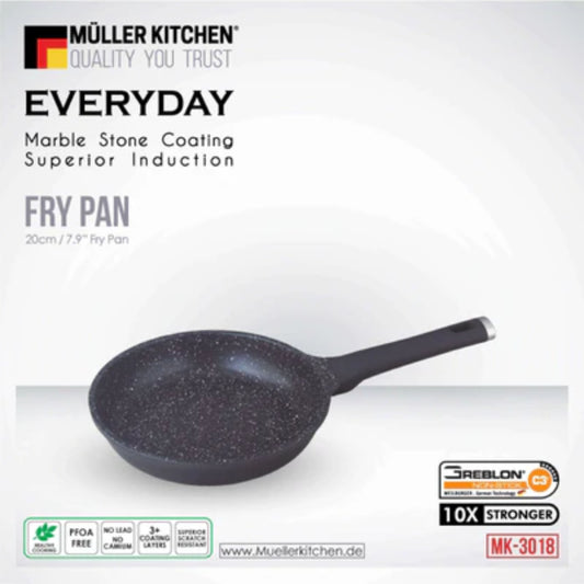 Muller kitchen Die-Cast Aluminum Frypan from 20 - 24 -28 cm