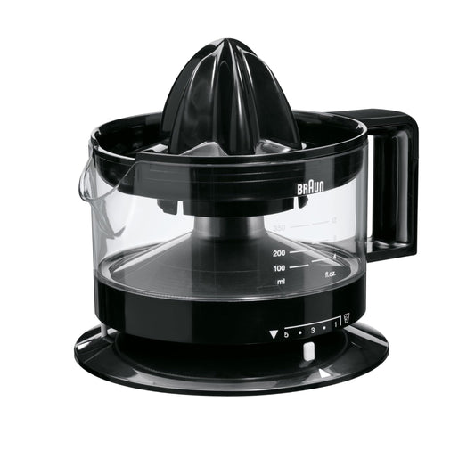 Braun Electric Citrus Press , Orange Juice, Lemon, Grapefruit, Bowl 500ml , 20 W, Black