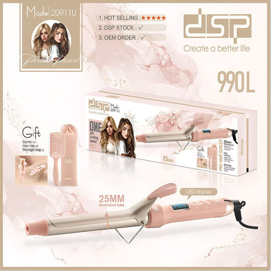 DSP Hair Curler from the elegant Peach Pearl Series Model 25mm