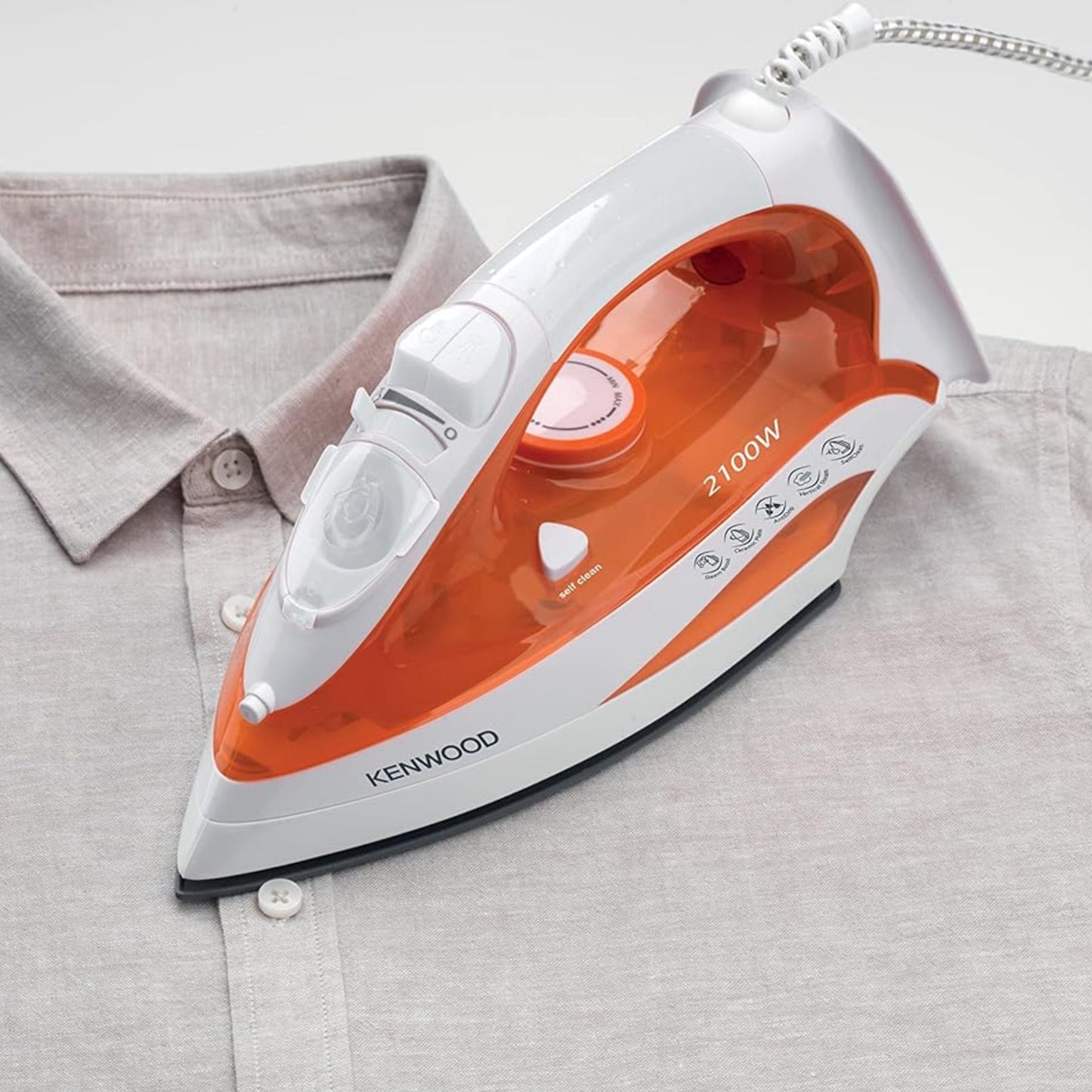 Kenwood Steam Iron 2100 Watt  Orange