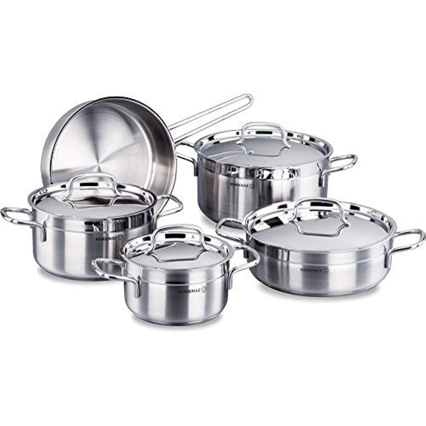 Korkmaz Alfa Cookware, Set Of 9 Piece
