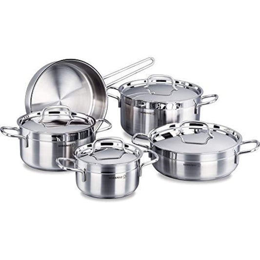 Korkmaz Alfa Cookware, Set Of 9 Piece