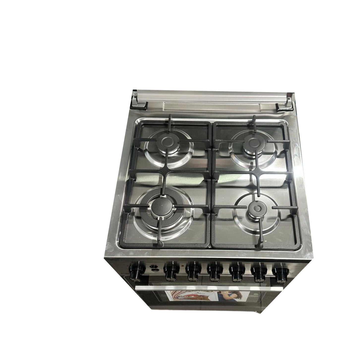 Luxell  Freestanding Gas Cooker  4 burners  1 Door - Silver