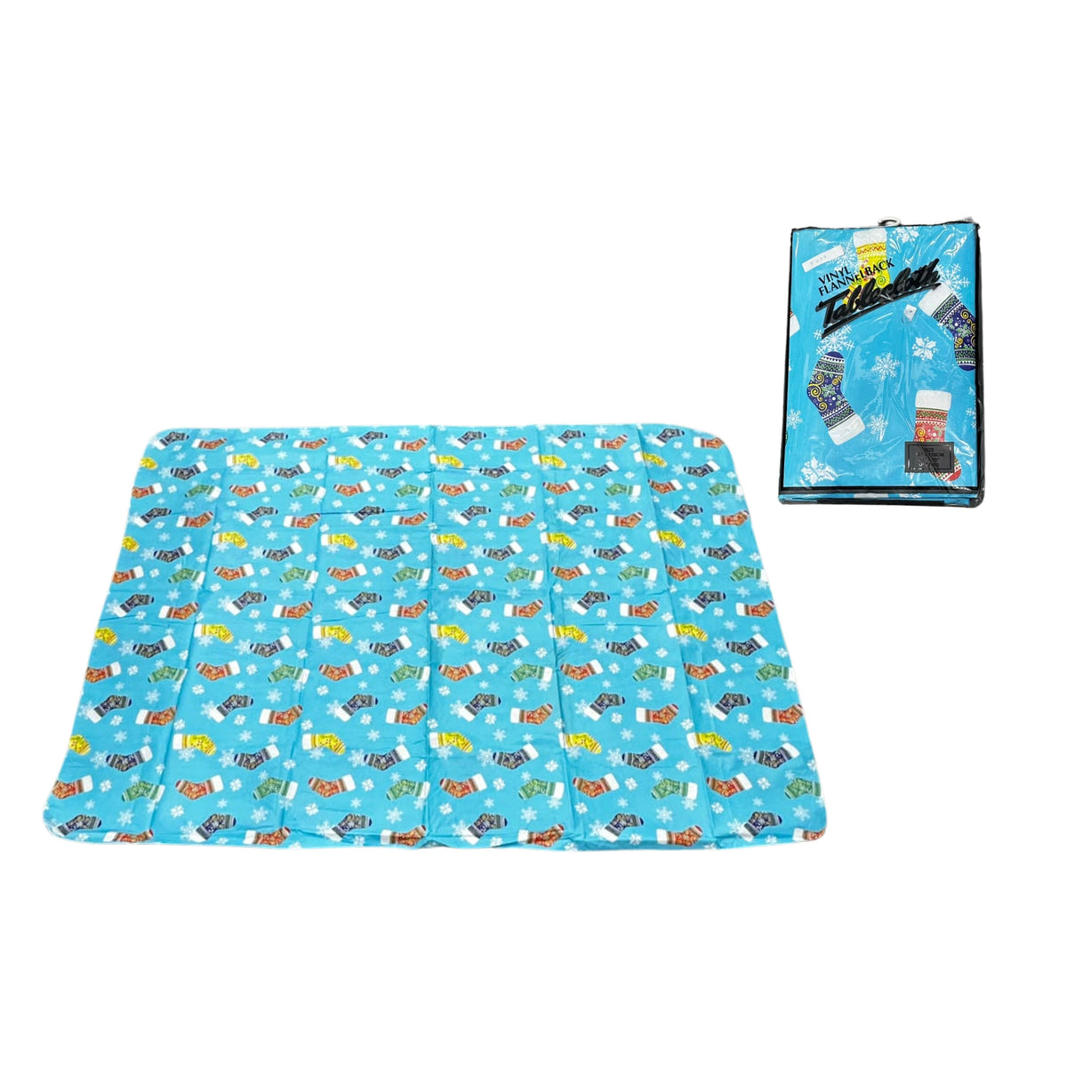 Xmas Blue Table cloth 132x178cm