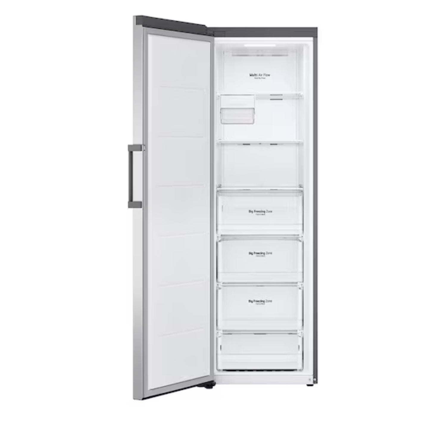 LG Twin Freezer, Smart Diagnosis™ 324L Silver - 186cm