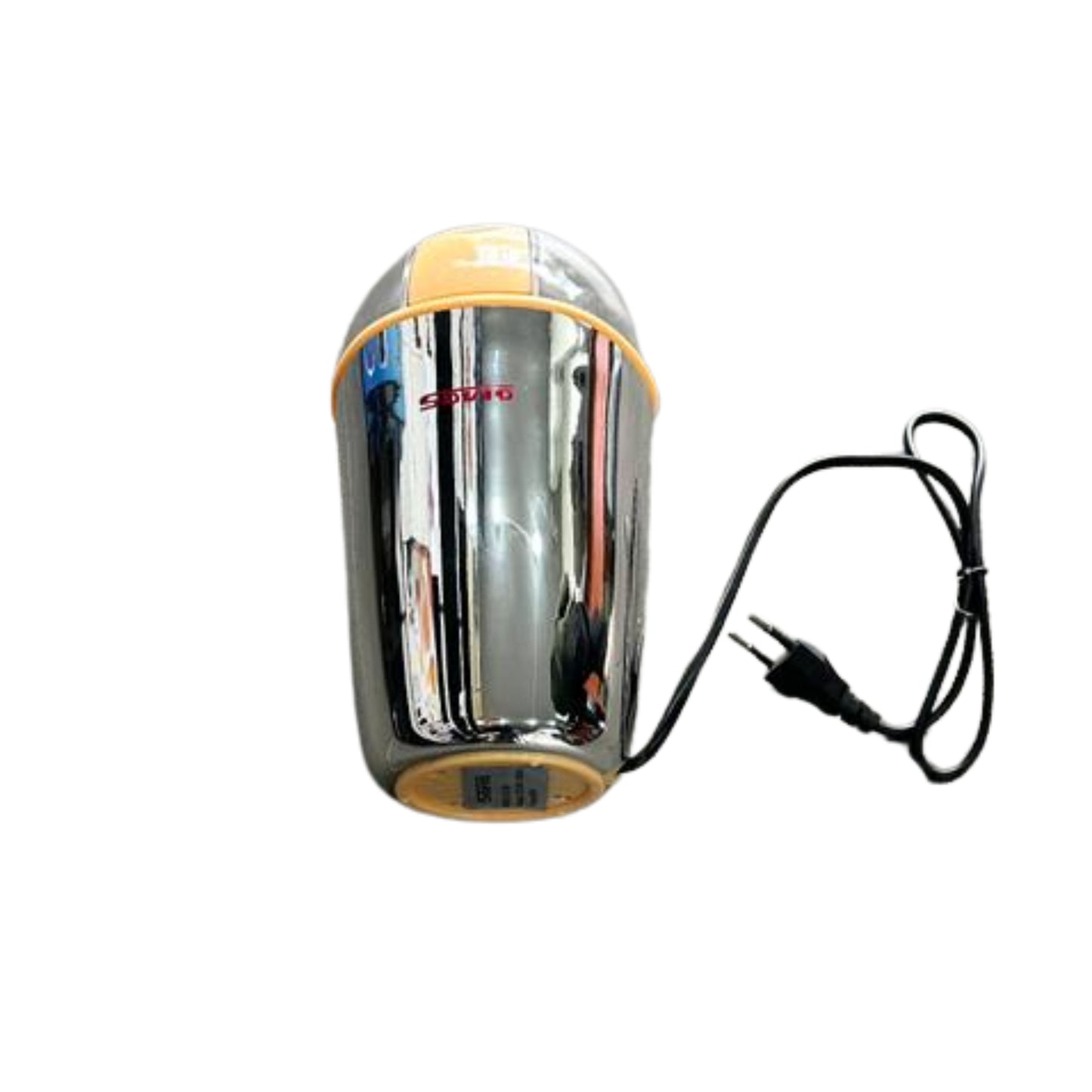 SOVIO Grinder Stainless Steel 600 Watt transparent lid - 85g coffe bean capacity