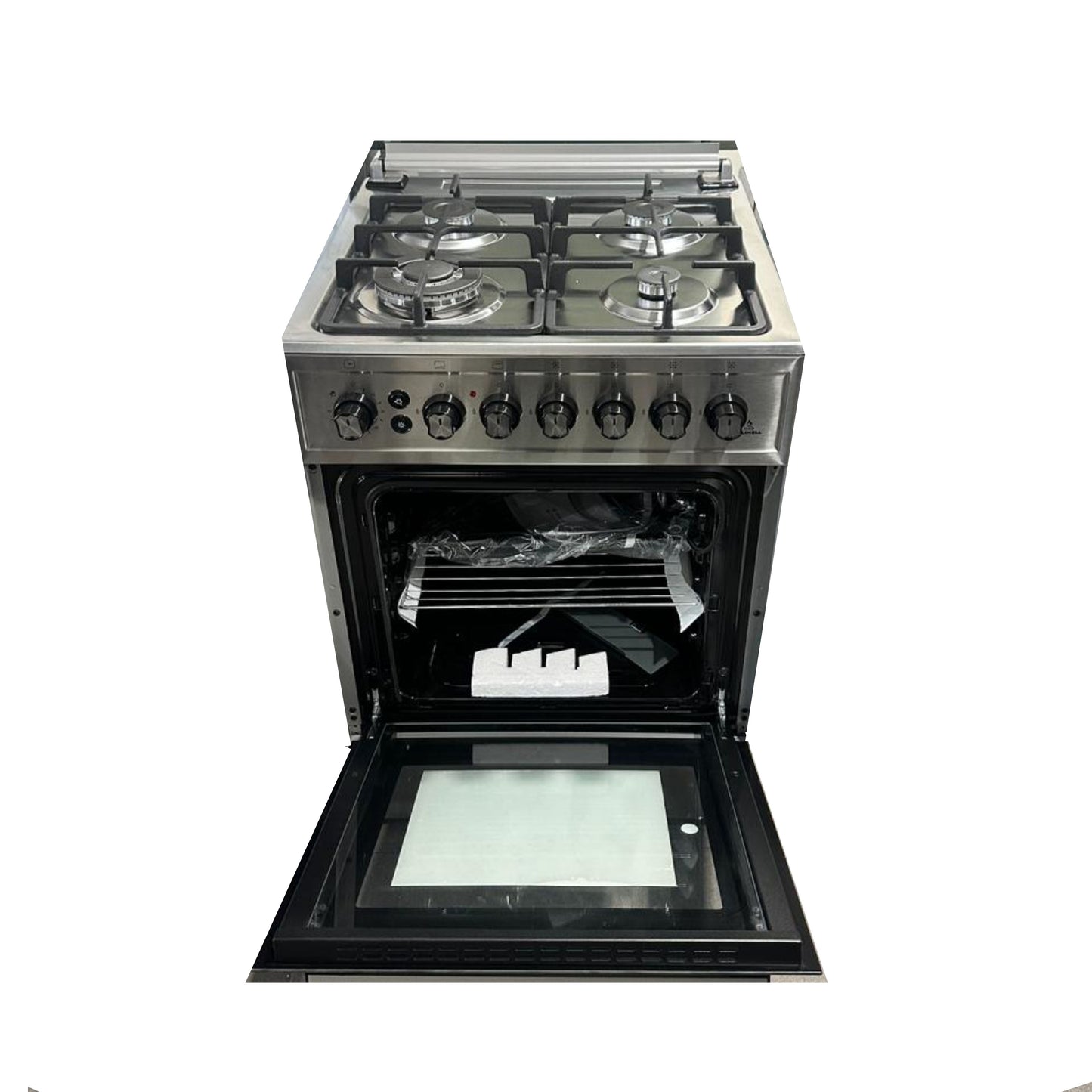 Luxell  Freestanding Gas Cooker  4 burners  1 Door - Silver
