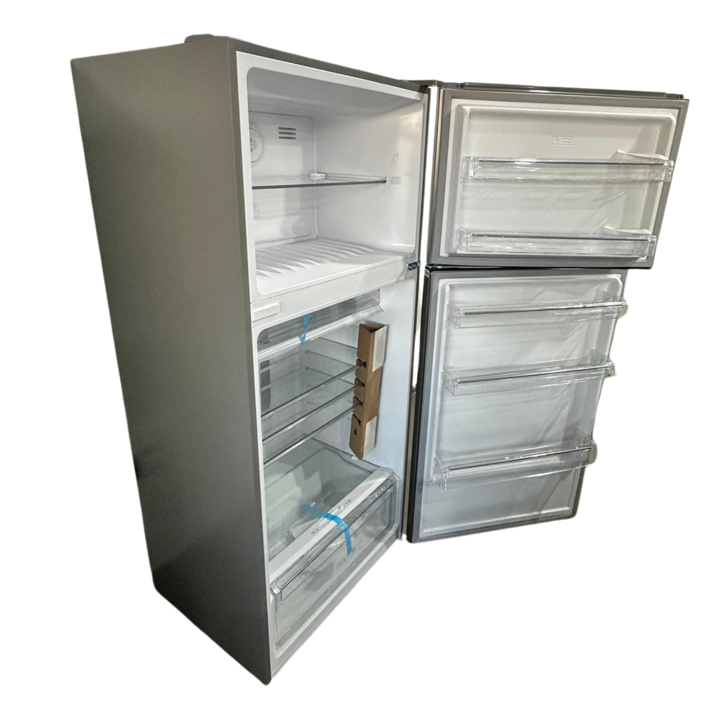Tecnomatic Fridge Stainless Steel 180 cm Height - Silver