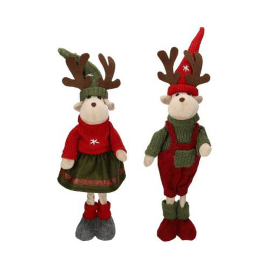 Reindeer Couple Dinky L=20cm W=12cm H=55cm