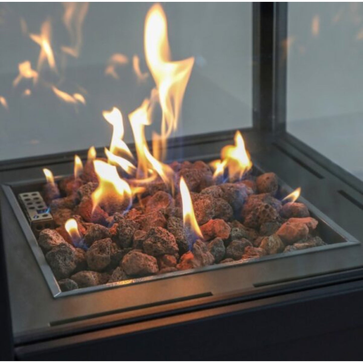 General power  Striated Fire Pit indoor/outdoor - Gas 136cm