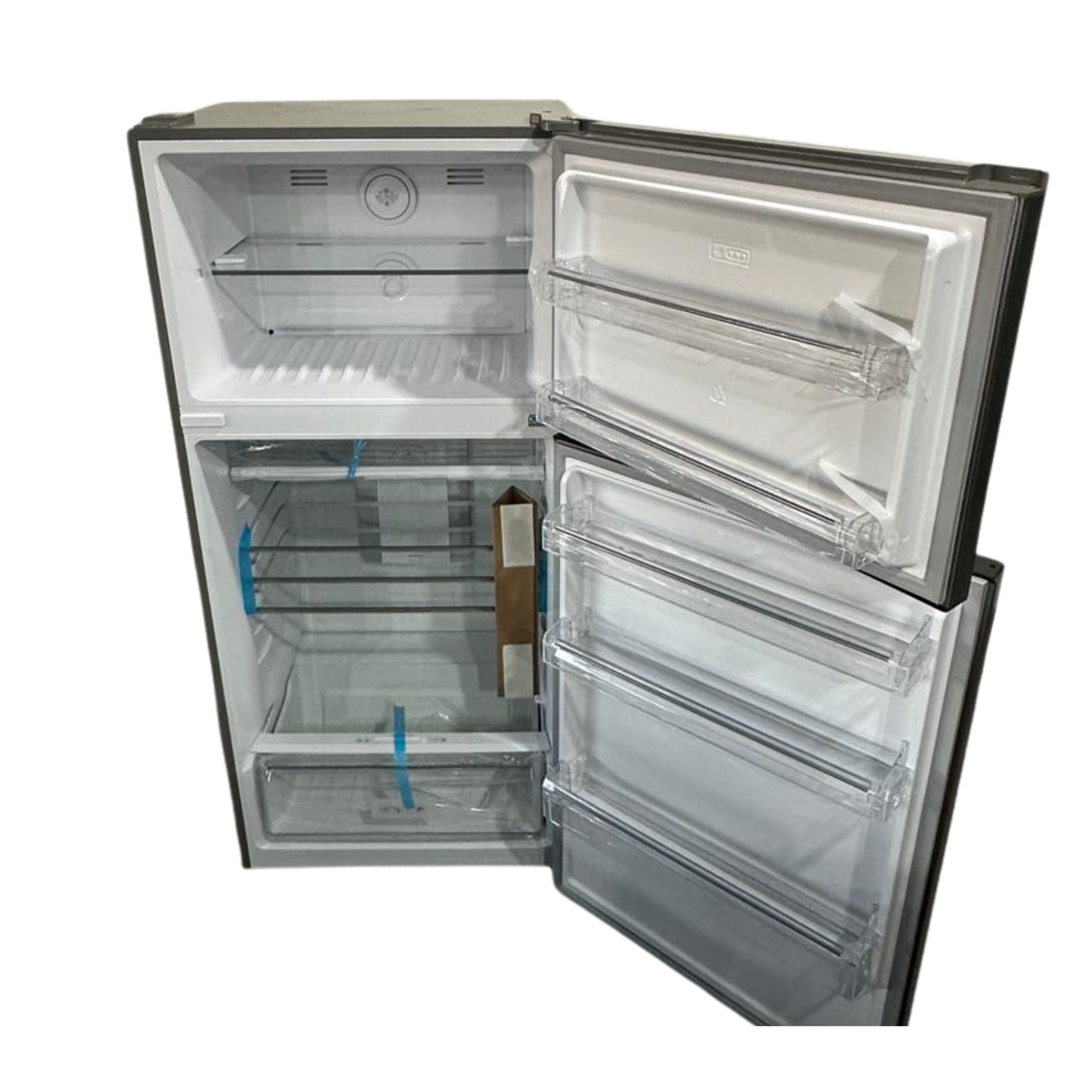 Tecnomatic Fridge Stainless Steel 180 cm Height - Silver