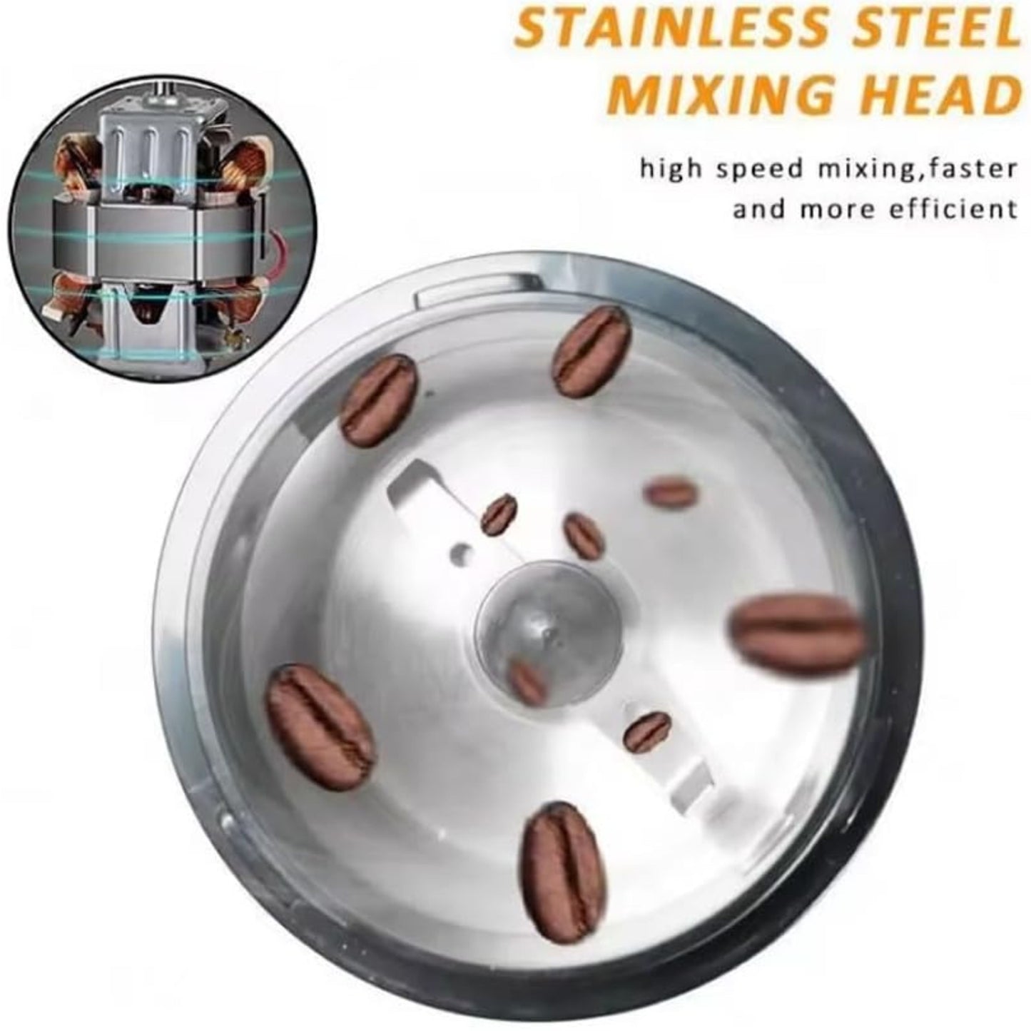 SOVIO Grinder Stainless Steel 200 Watt - 150ml
