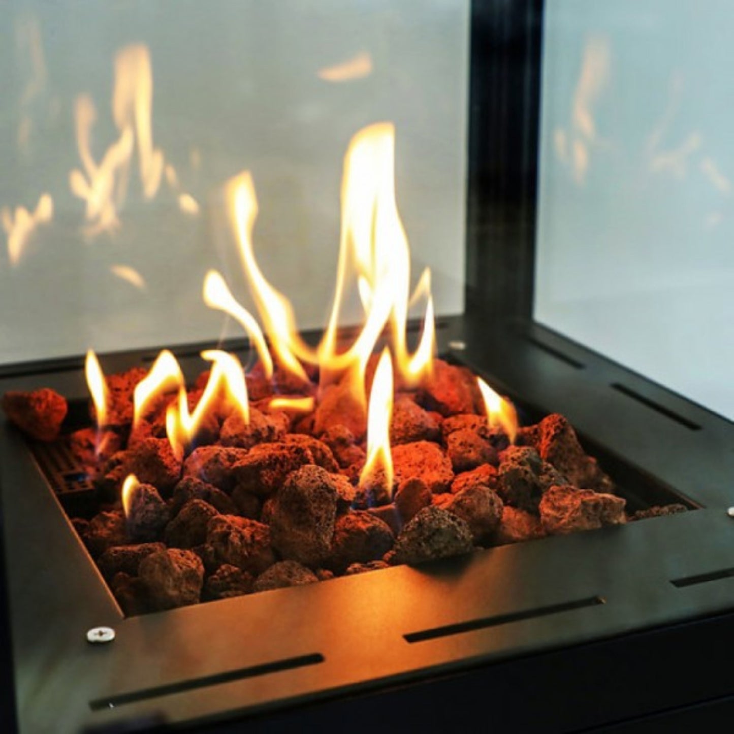 General power  Striated Fire Pit indoor/outdoor - Gas 136cm