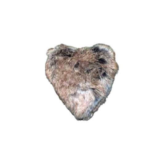 Fur Hanger heart 16cm