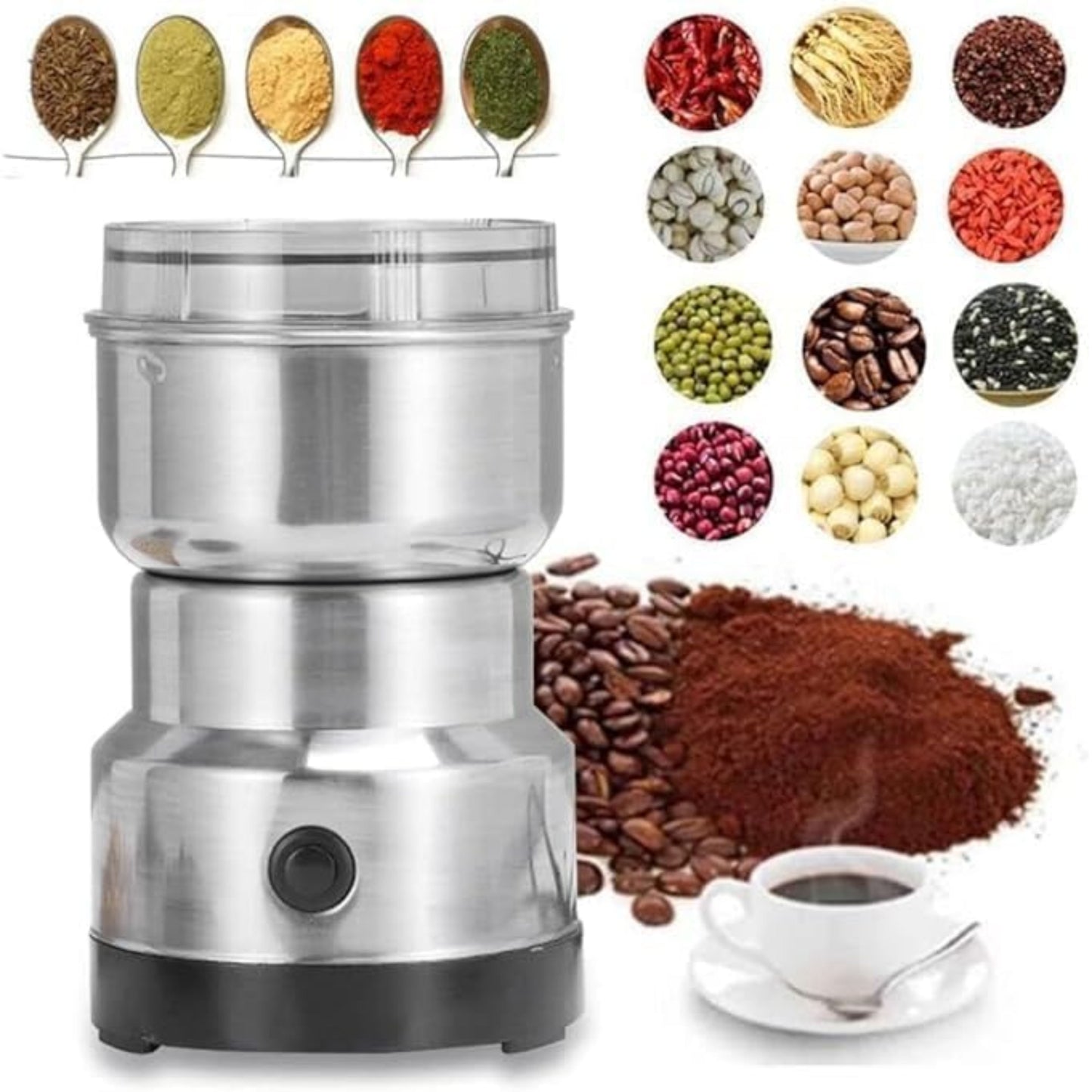 SOVIO Grinder Stainless Steel 200 Watt - 150ml