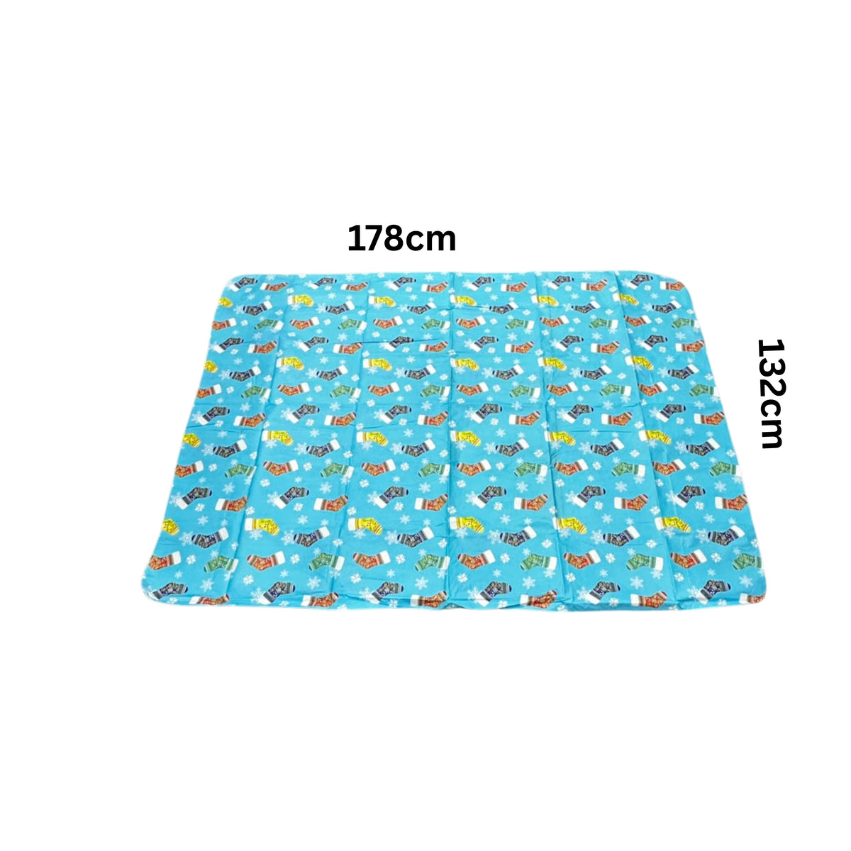 Xmas Blue Table cloth 132x178cm