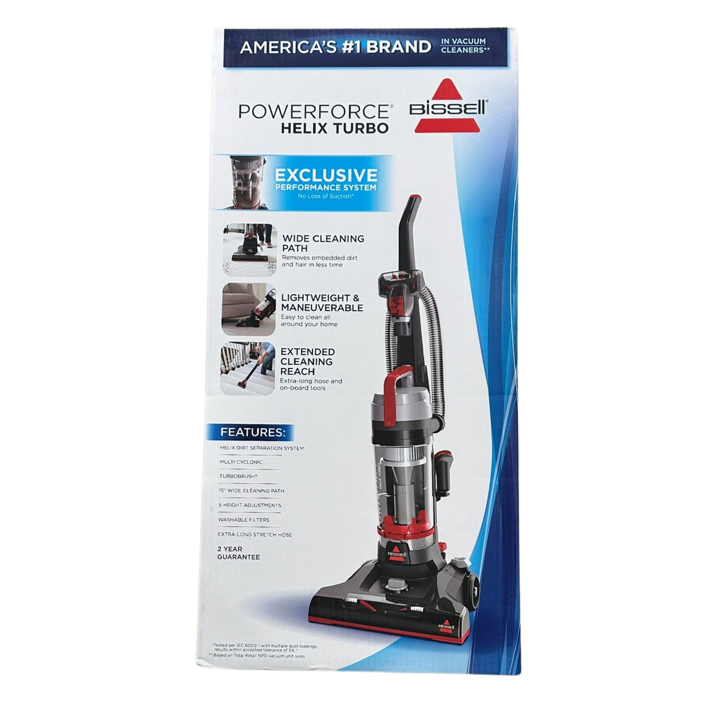 Bissel carpet cleaner + vacuum PowerForce® Helix™ Turbo
