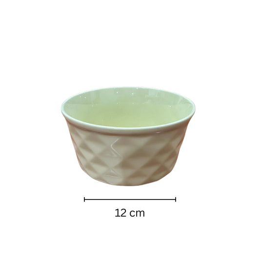 yellow Ceramic bowl - 12 cm