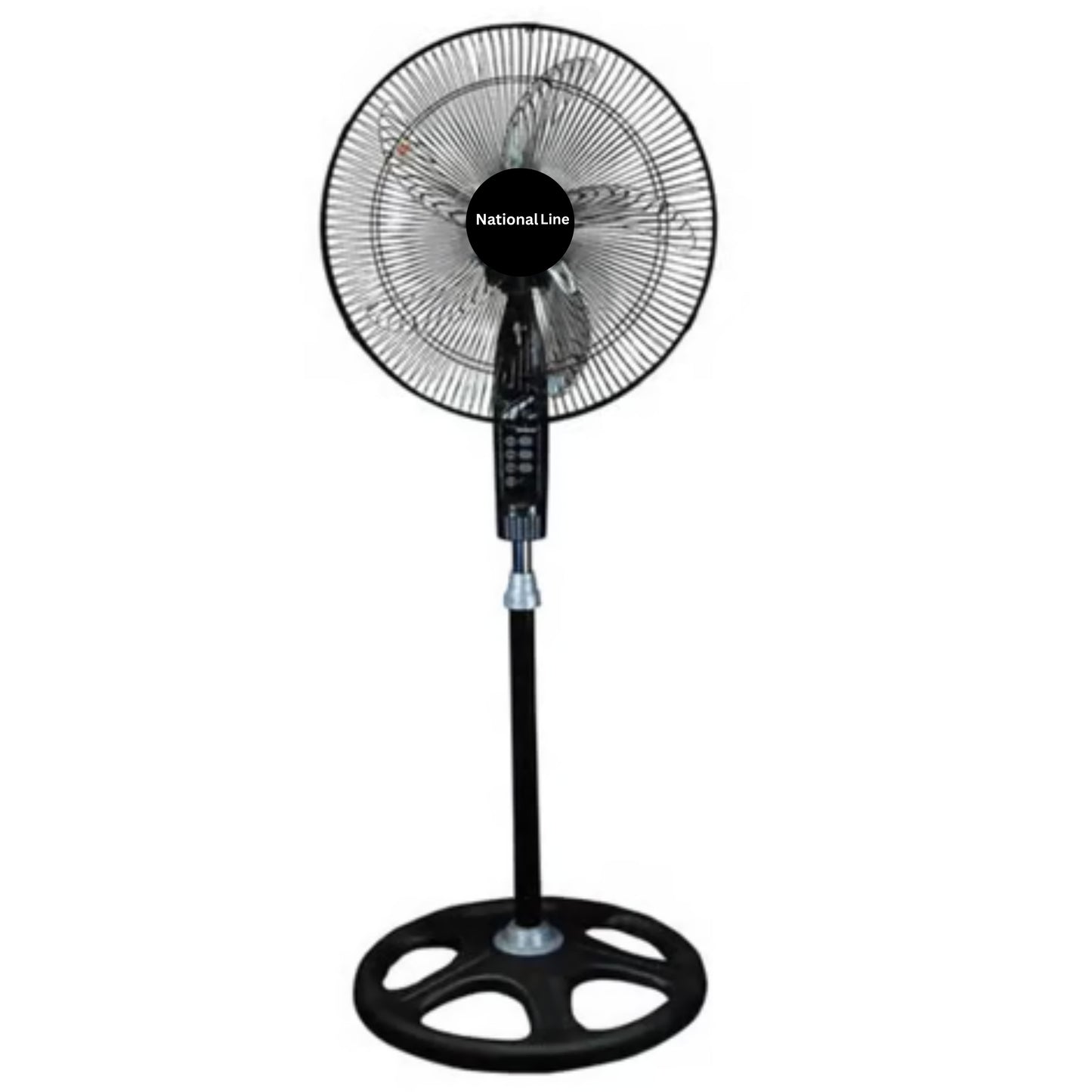National Line Stand Fan 18inch  65W Wide Blade available in black and white