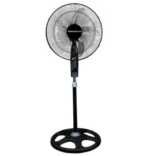 National Line Stand Fan 18inch  65W Wide Blade available in black and white